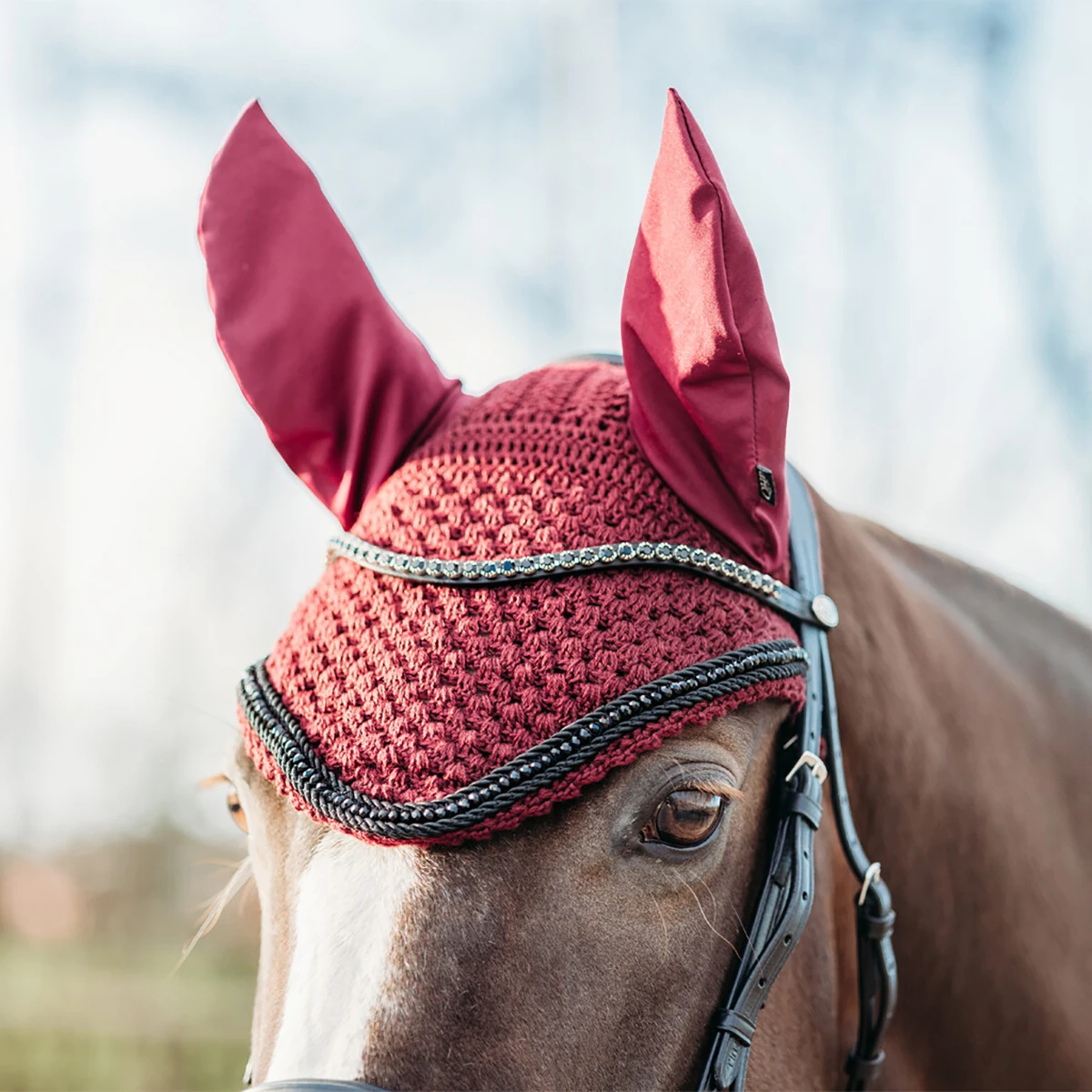 Oornetje QHP Astana Rood - Afbeelding 2