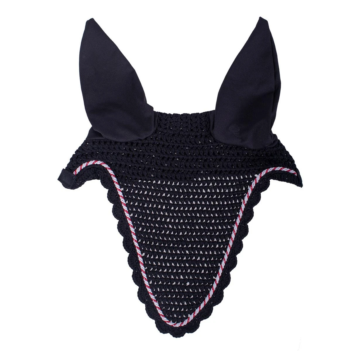 Oornetje QHP Flags Zwart-mix