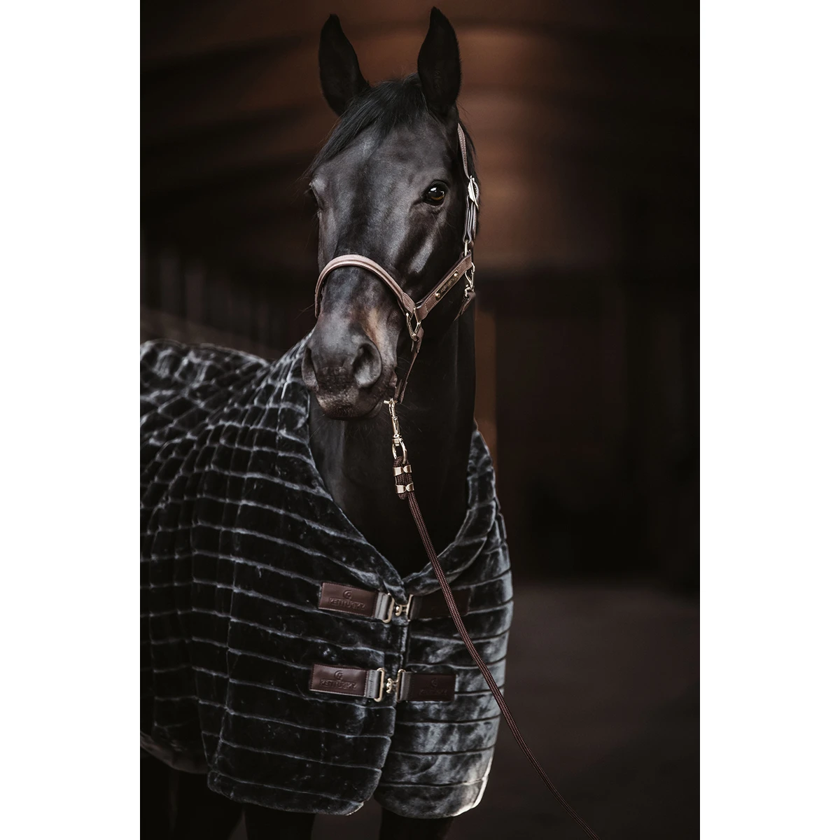 Staldeken Kentucky Fake Fur Donkergrijs - Afbeelding 3