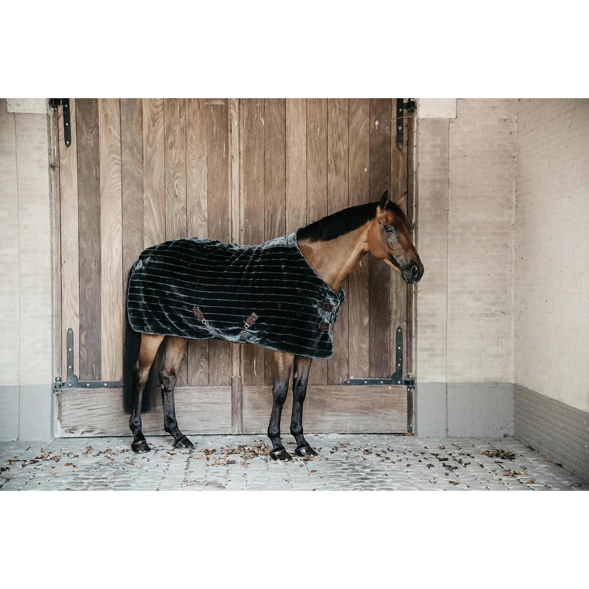 Staldeken Kentucky Fake Fur Donkergrijs - Afbeelding 5