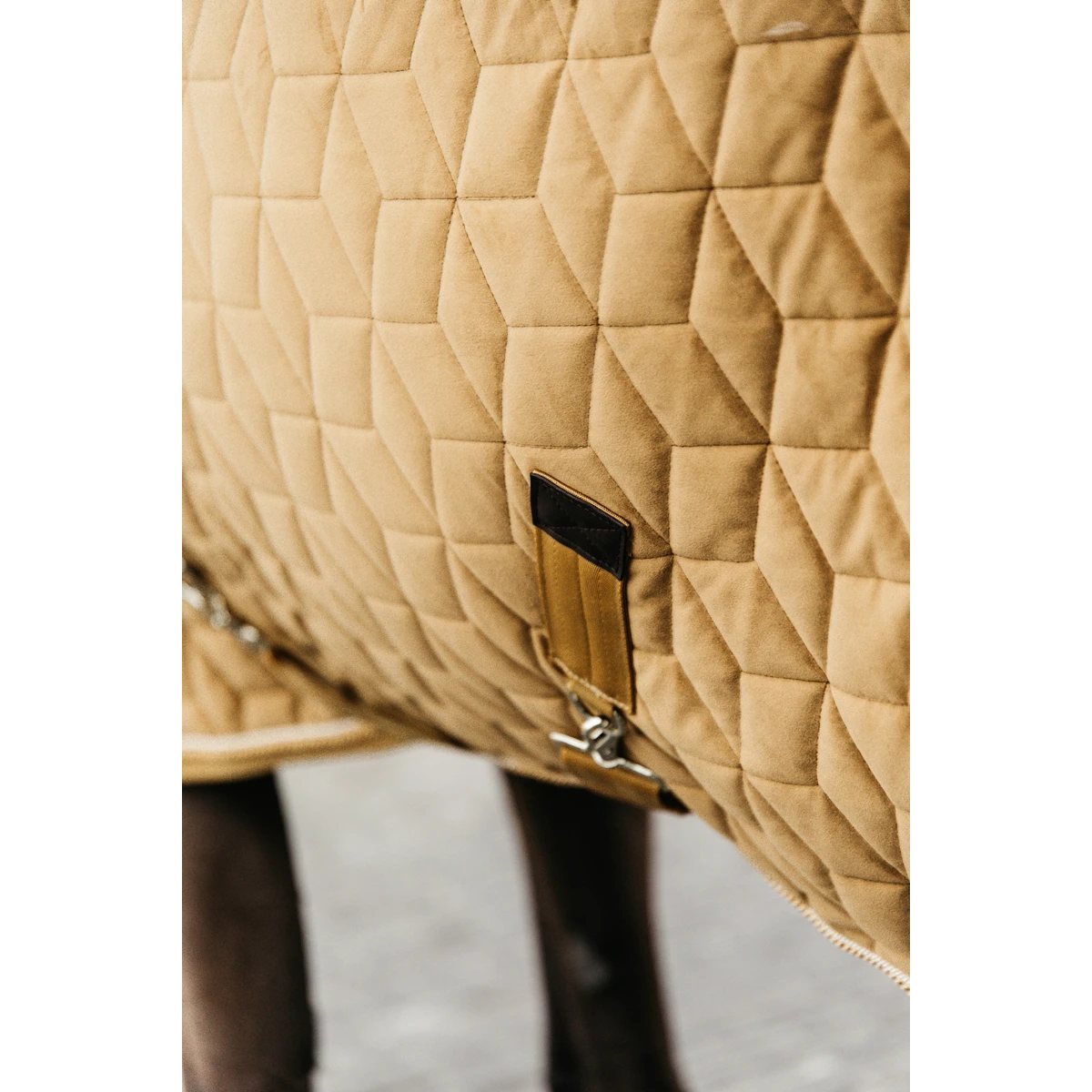 Staldeken Kentucky Velvet 160gr Donkergeel - Afbeelding 3