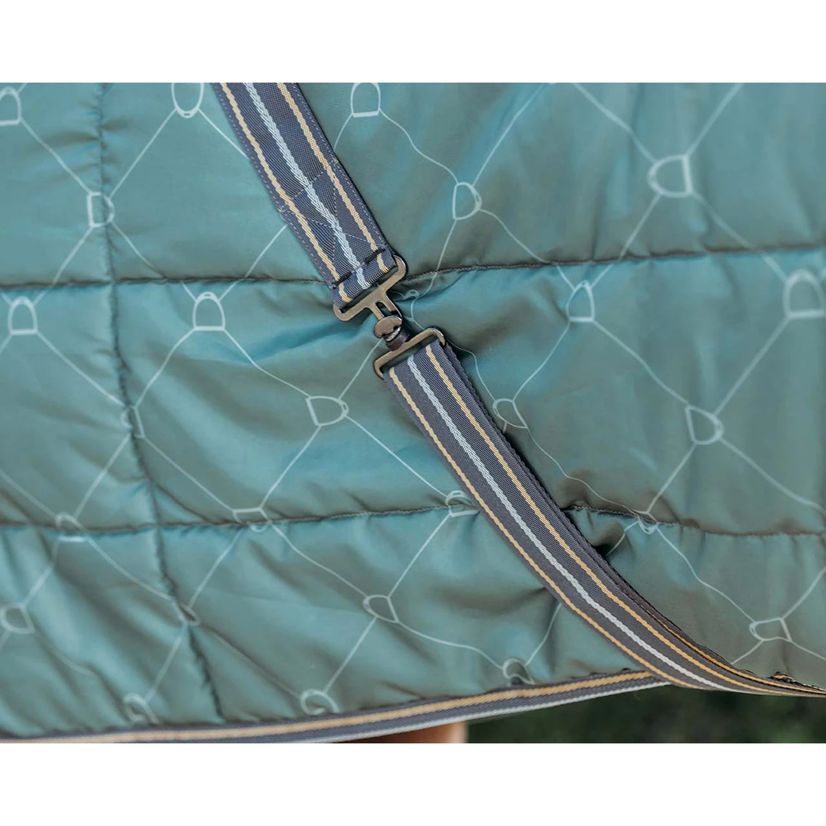 Staldeken QHP Collection 200gr Groen - Afbeelding 3