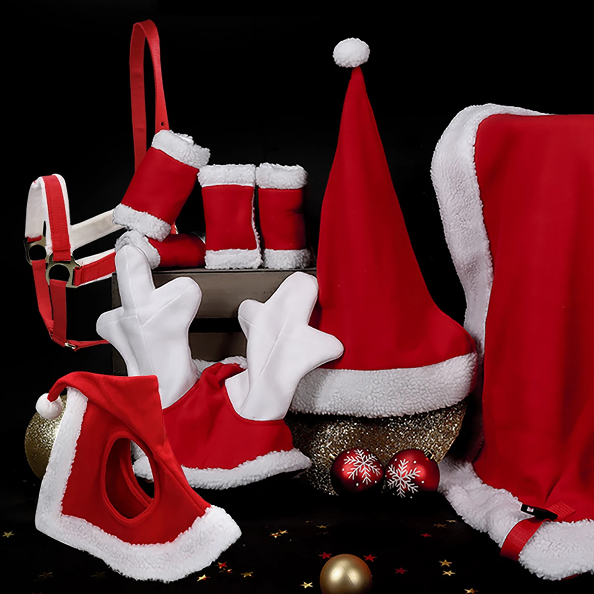 Uitrijdeken Epplejeck EJChristmas Rood - Afbeelding 4