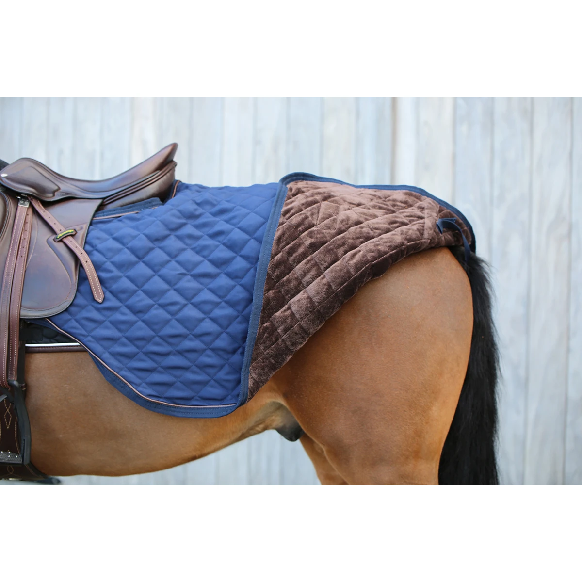 Uitrijdeken Kentucky 160gr Donkerblauw - Afbeelding 4