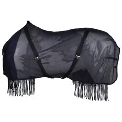 Vliegendeken Busse Fransen Donkerblauw