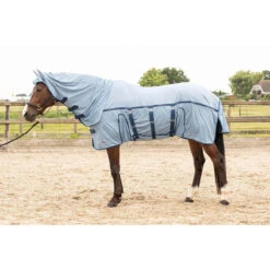 Vliegendeken Harry's Horse Mesh-Pro Met Buikflap Denim