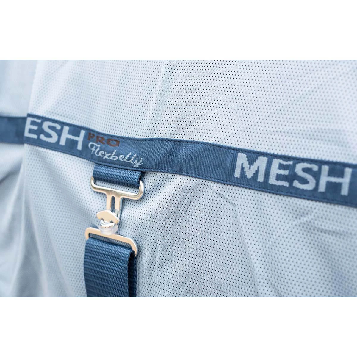 Vliegendeken Harry's Horse Mesh-Pro Met Buikflap Denim - Afbeelding 2