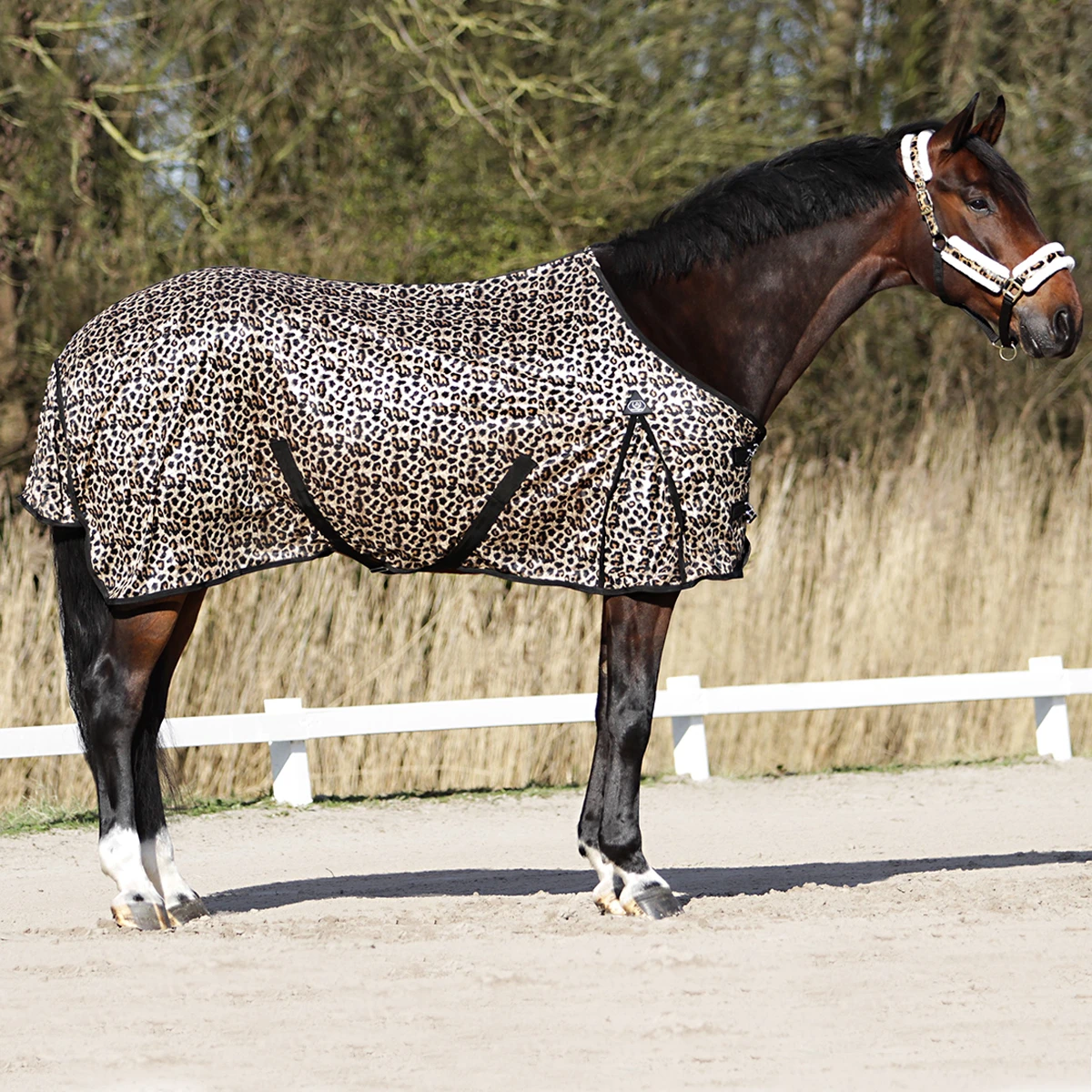 Vliegendeken Horsegear Leopard Overige - Afbeelding 2