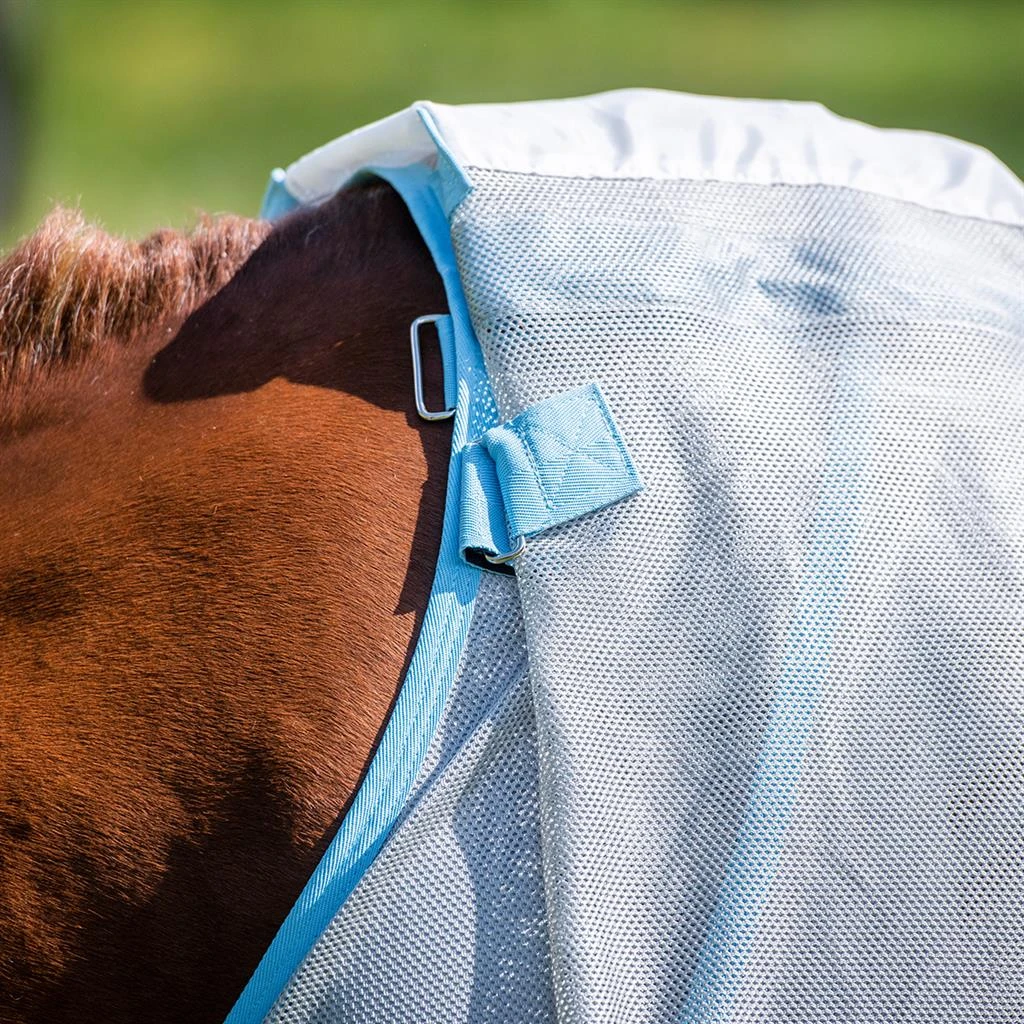 Vliegendeken Horseware Ameco Bug Buster Zilver-blauw - Afbeelding 5