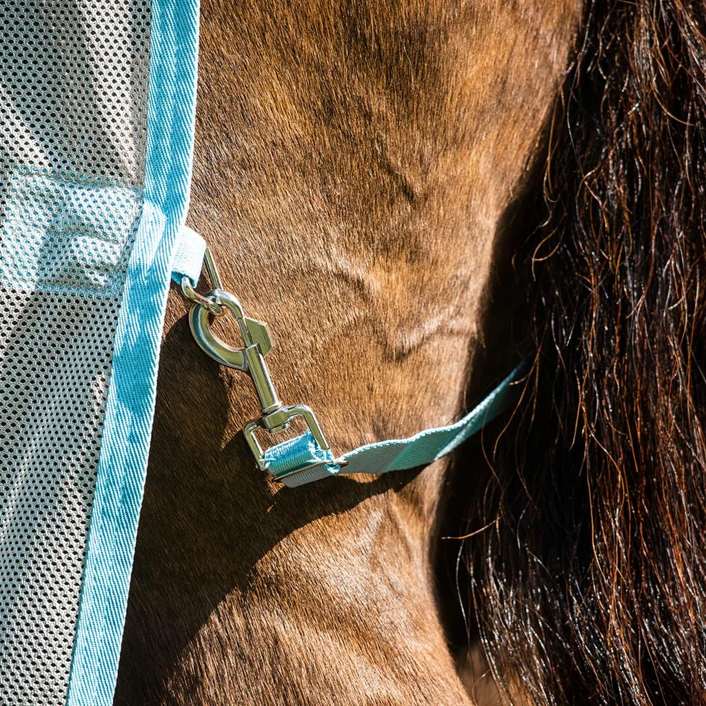 Vliegendeken Horseware Ameco Bug Buster Zilver-blauw - Afbeelding 7