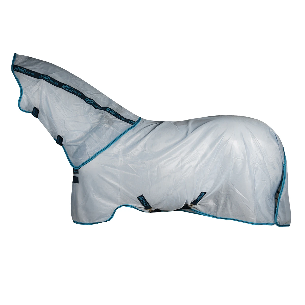 Vliegendeken Horseware Amigo Bug Rug Lichtblauw