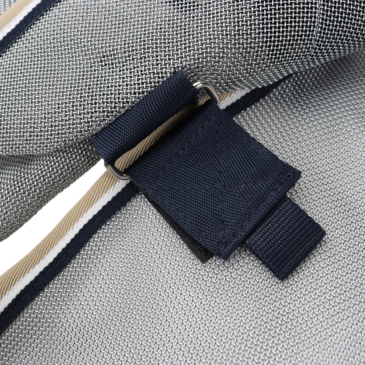 Vliegendeken Horseware Rambo Protector Zilver-blauw - Afbeelding 6