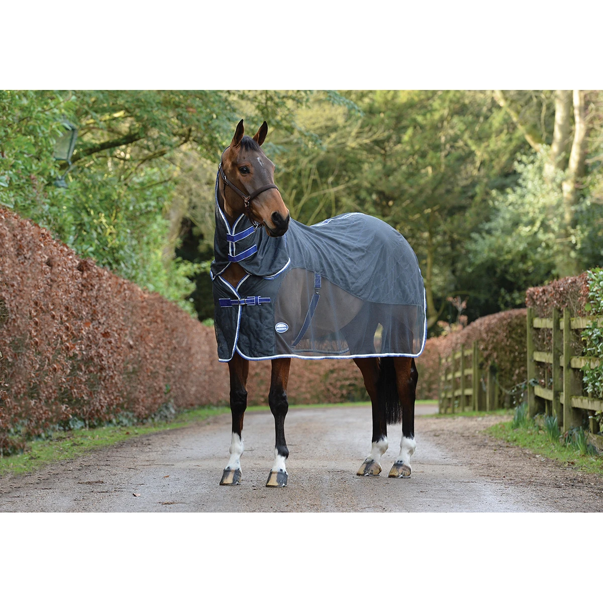 Vliegendeken WeatherBeeta Wick Dri II Cooler Combo Donkergrijs-blauw