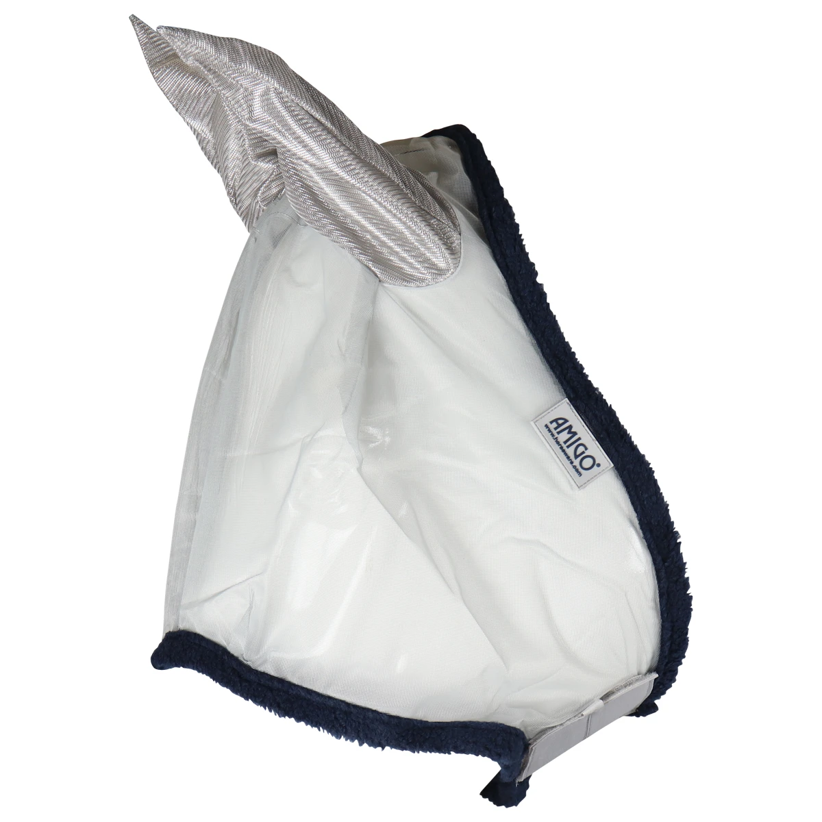 Vliegenmasker Horseware Amigo Finemesh Zilver-blauw - Afbeelding 2