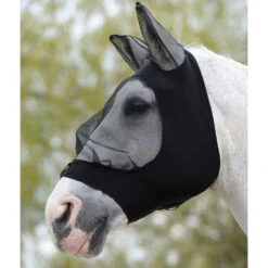 Vliegenmasker WeatherBeeta Stretch Eye With Ears Black-black