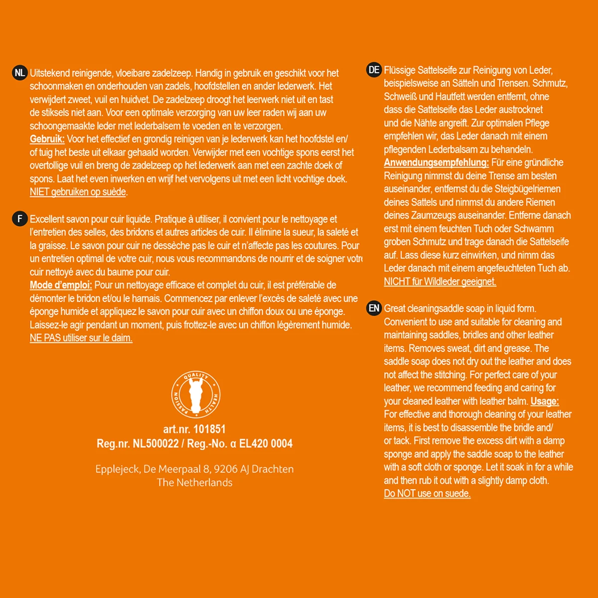 Zadelzeep Epplejeck Vloeibaar Overige - Afbeelding 2