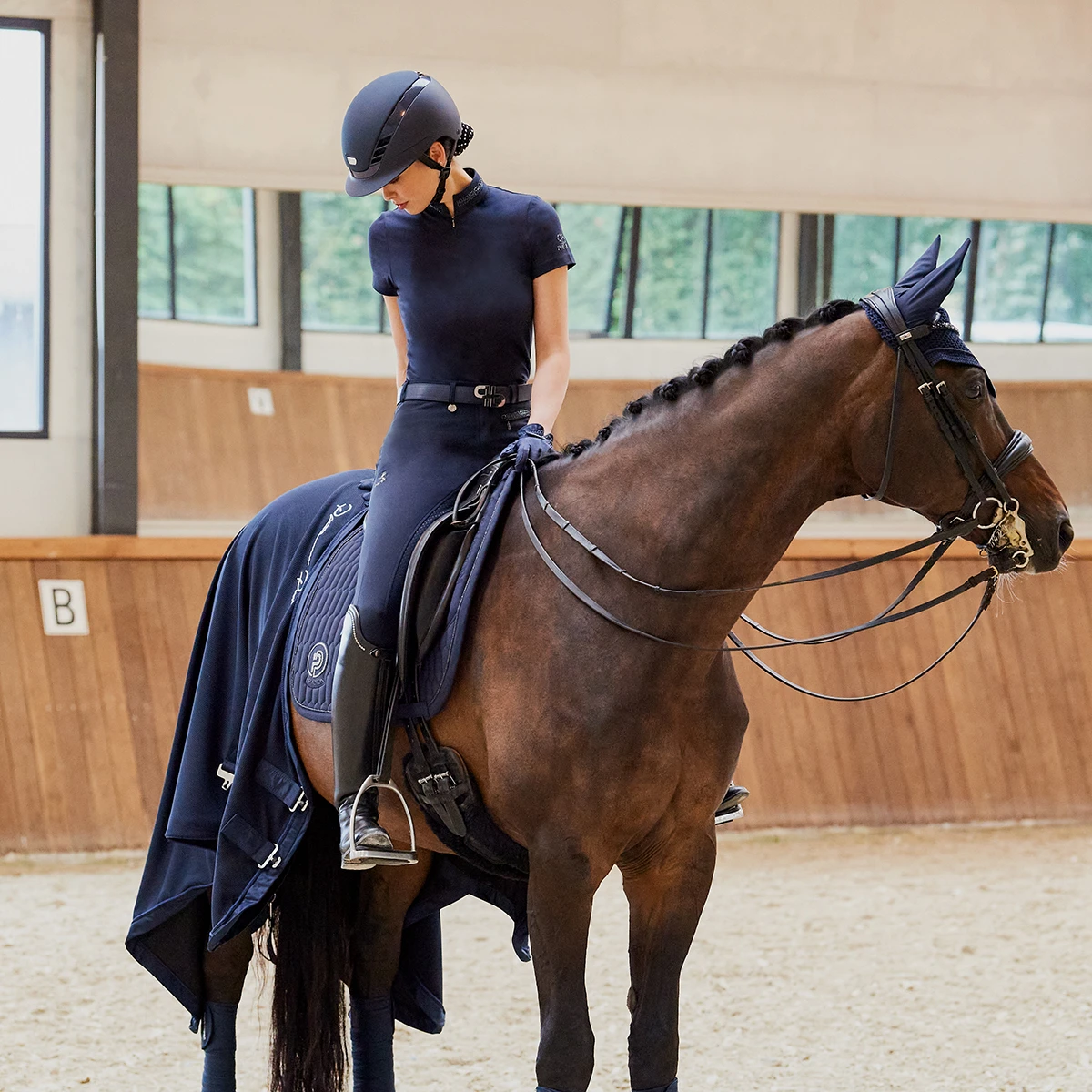 Zweetdeken Eskadron Platinum Pure Mesh Blauw - Afbeelding 4