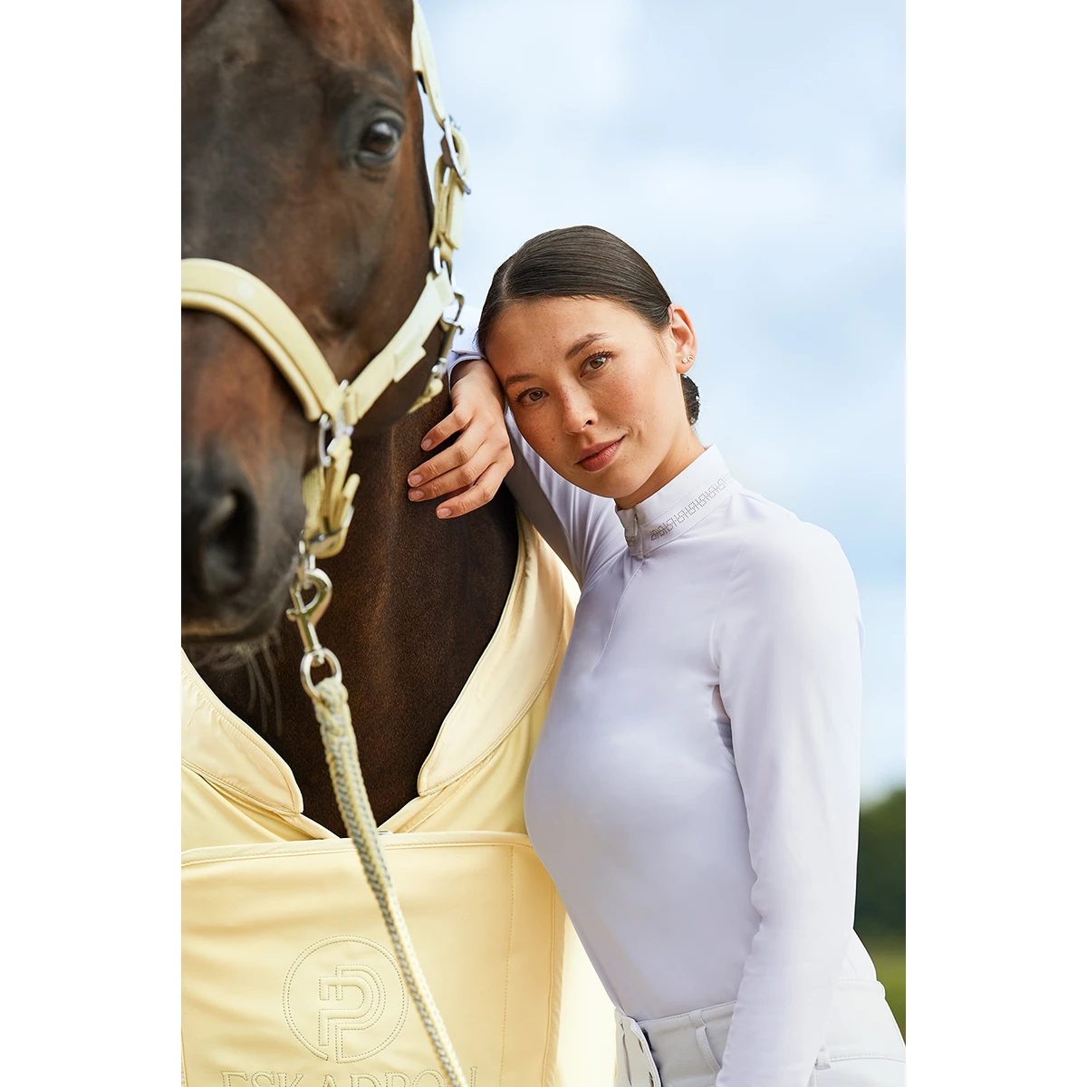 Zweetdeken Eskadron Platinum Pure Softshell Air Lichtgeel - Afbeelding 3