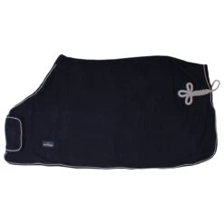 Zweetdeken Horsegear Fleece Deluxe Donkerblauw