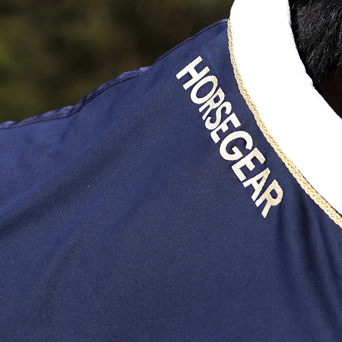 Zweetdeken Horsegear Lyx Donkerblauw - Afbeelding 5