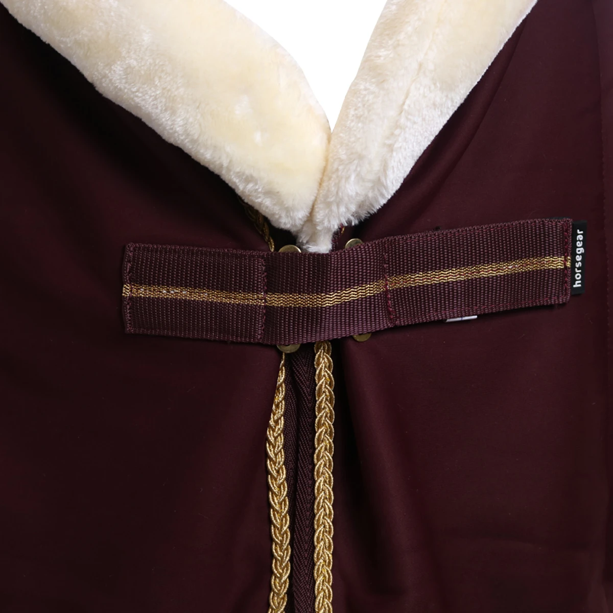 Zweetdeken Horsegear Lyx Donkerrood - Afbeelding 2