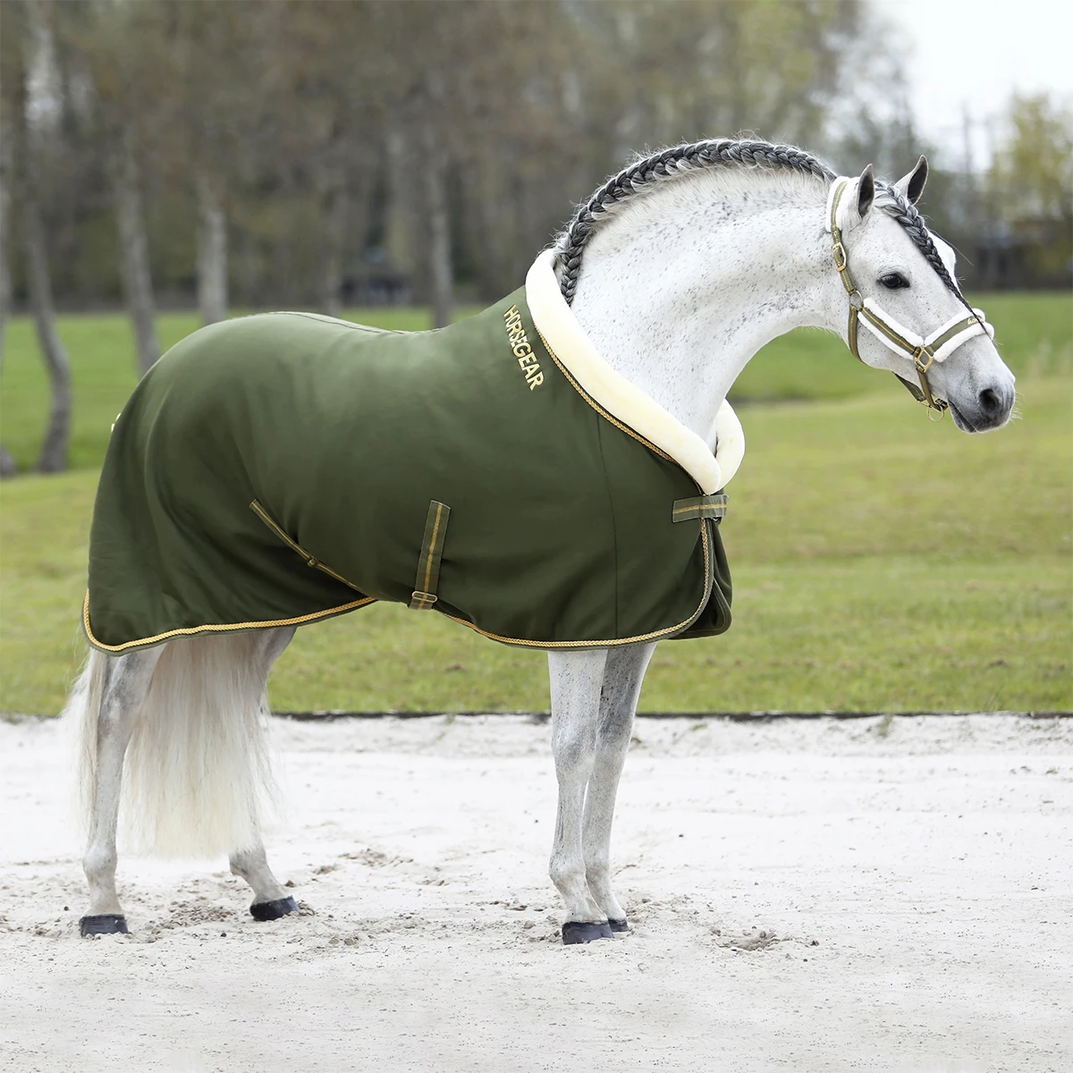 Zweetdeken Horsegear Lyx Groen - Afbeelding 3