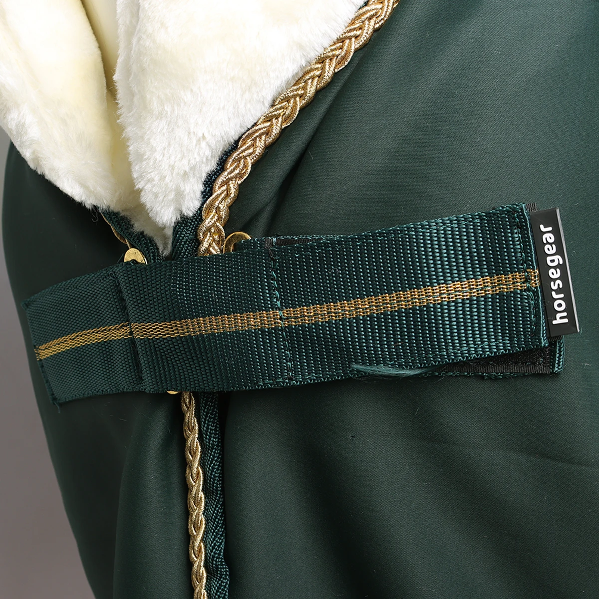 Zweetdeken Horsegear Lyx Mini Donkergroen - Afbeelding 4