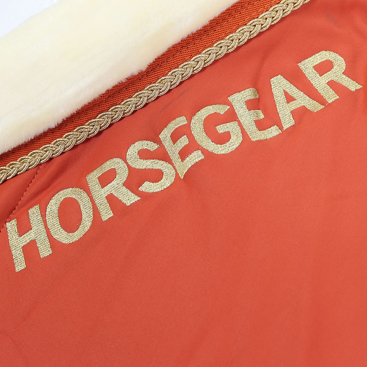 Zweetdeken Horsegear Lyx Mini Middenoranje - Afbeelding 3