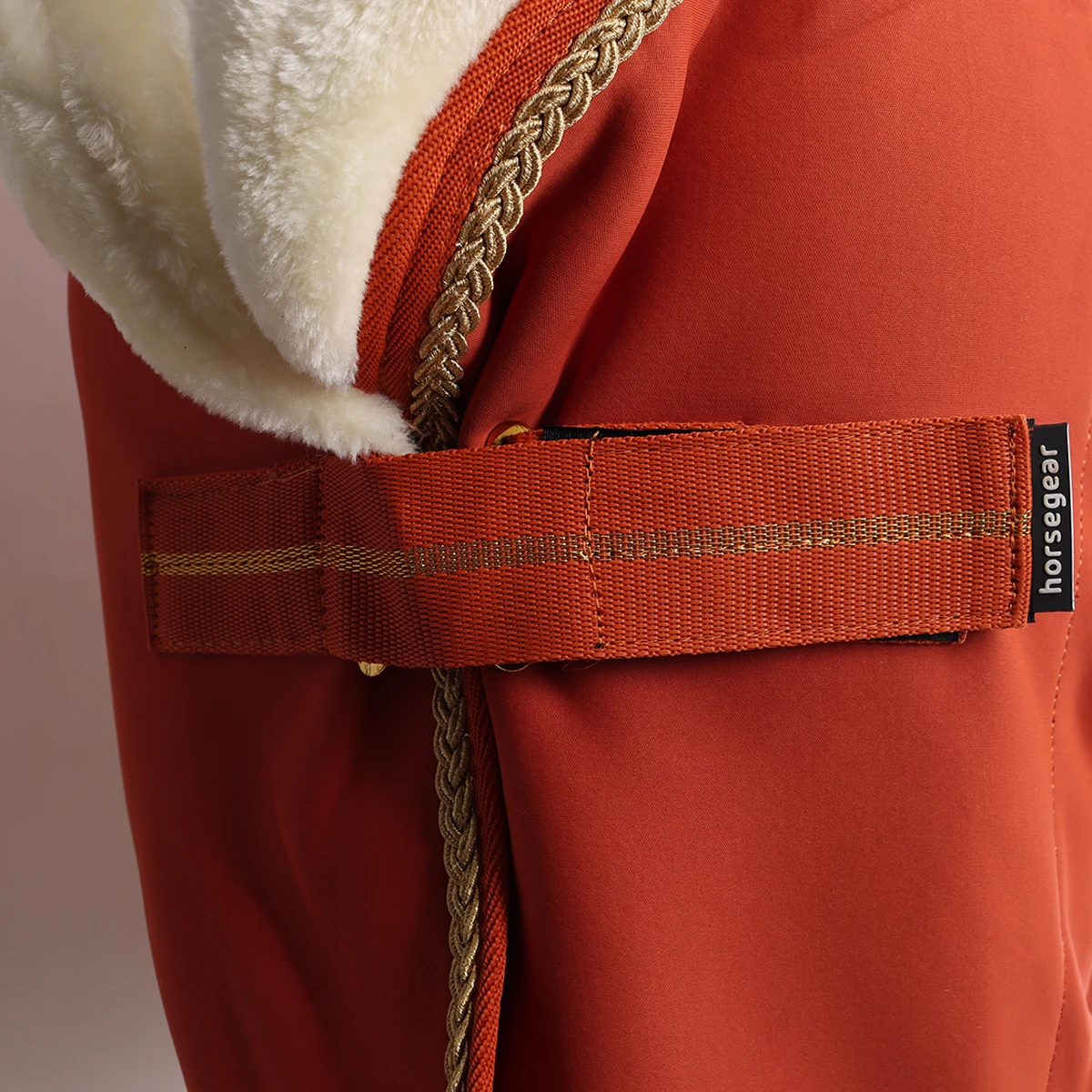 Zweetdeken Horsegear Lyx Mini Middenoranje - Afbeelding 4