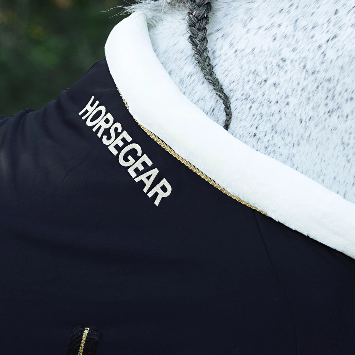 Zweetdeken Horsegear Lyx Zwart - Afbeelding 3