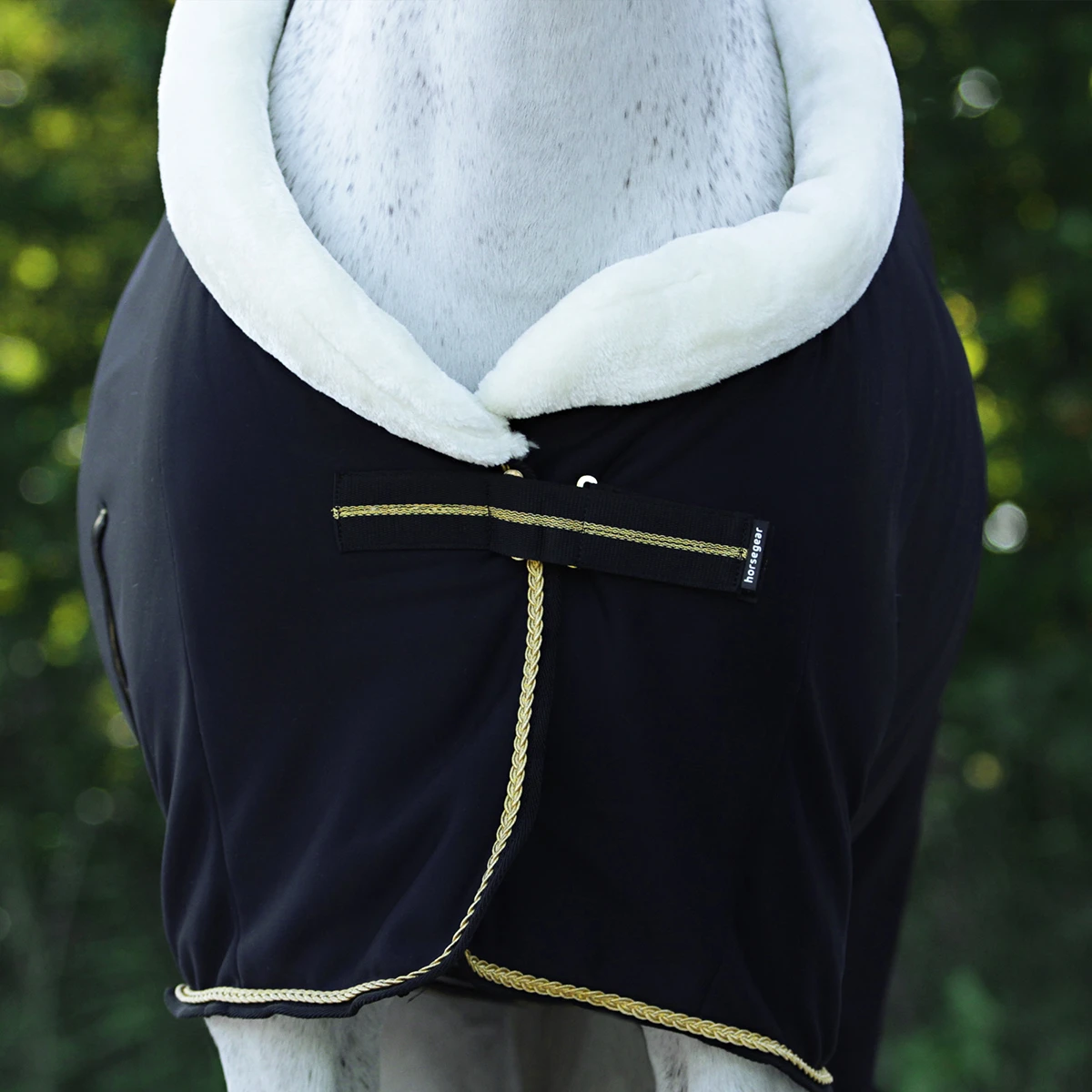 Zweetdeken Horsegear Lyx Zwart - Afbeelding 4